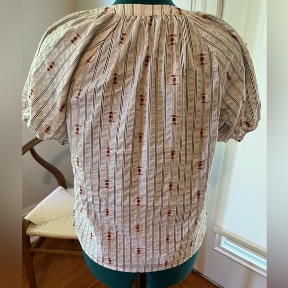 Loft medium petite peasant style blouse shirt - Picture 2 of 6